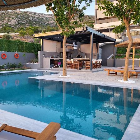 "Stergiou Luxury Apartments" Με Κοινη Πισινα Saronida 外观 照片