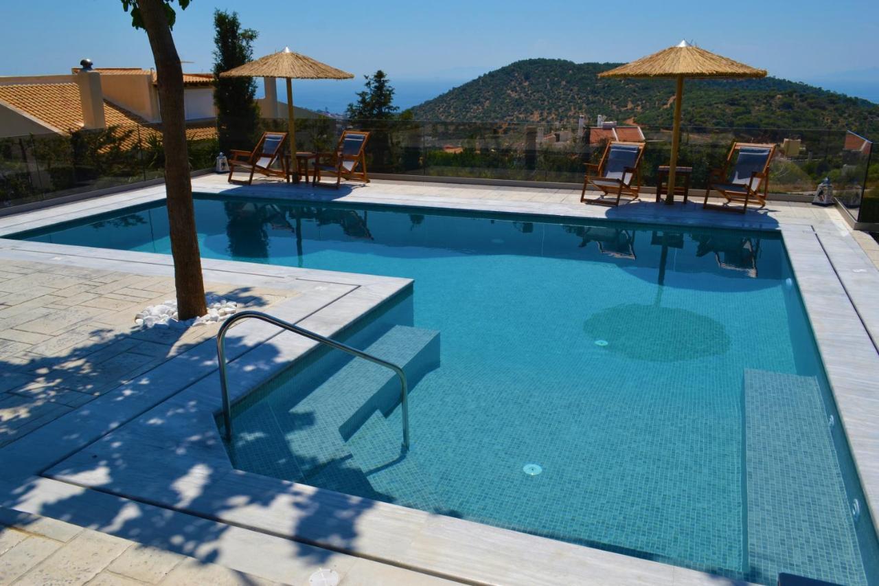 "Stergiou Luxury Apartments" Με Κοινη Πισινα Saronida 外观 照片