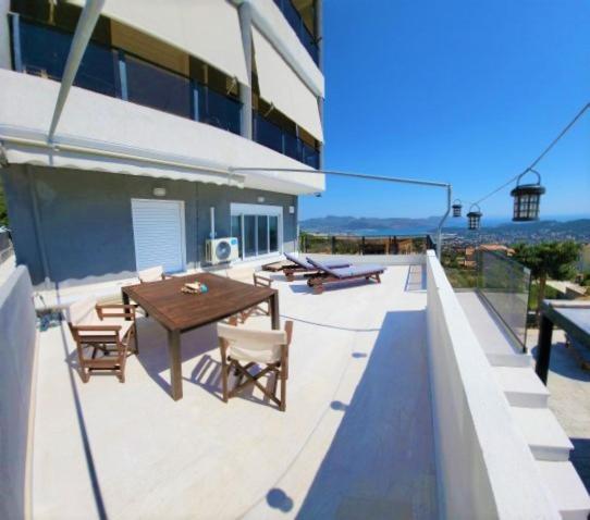 "Stergiou Luxury Apartments" Με Κοινη Πισινα Saronida 外观 照片