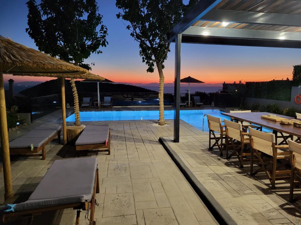 "Stergiou Luxury Apartments" Με Κοινη Πισινα Saronida 外观 照片