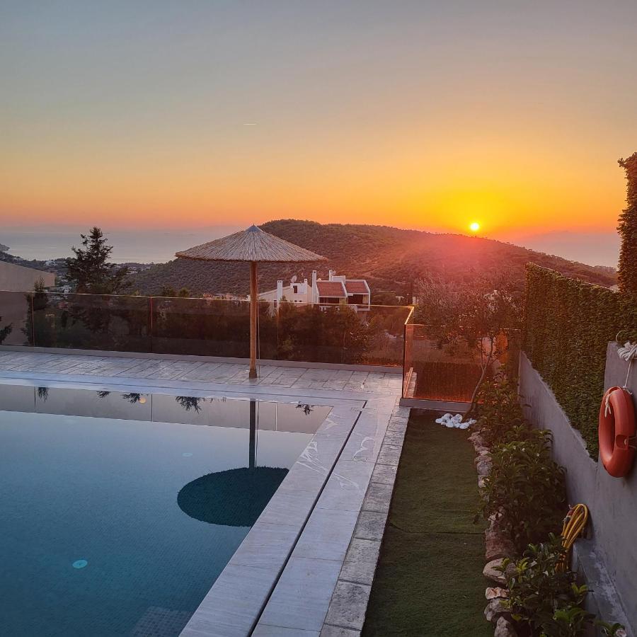 "Stergiou Luxury Apartments" Με Κοινη Πισινα Saronida 外观 照片
